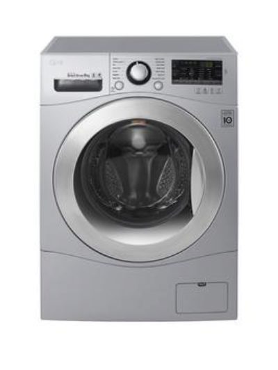 Lg Fh4A8Tdn4 8Kg Load, 1400 Spin Washing Machine - Silver